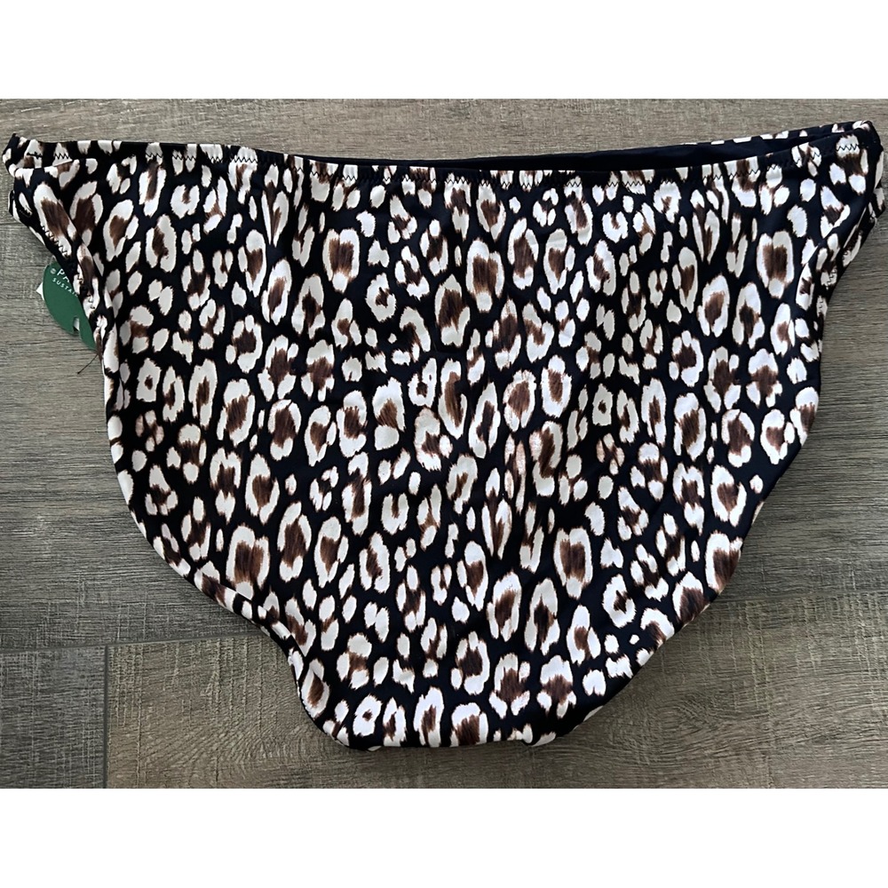 Tommy Bahama Palm Modern Safari Cat Hipster Bikini Bottoms Leopard Print NWT L - Picture 5 of 8
